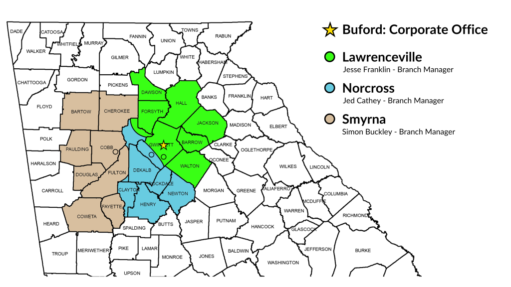 Atlanta Landscape Group Map